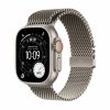Apple_Watch_Ultra_3_49mm_LTE_Natural_Titanium_Milanese_Loop_Natural_PDP_Image_Position_1__MY-EN Apple Watch Ultra 3 Milanese Loop