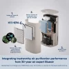 Blueair 2-in-1 Dehumidifier + Air Purifier D26i | Remove Humidity Mould Dust Haze | Smart WiFi Quiet Home (113102)